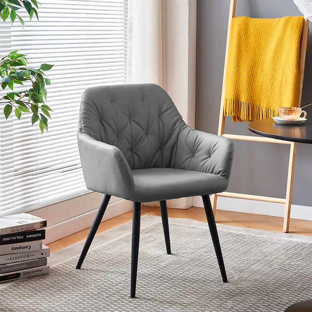 2 Sillas de comedor Valencia Gris