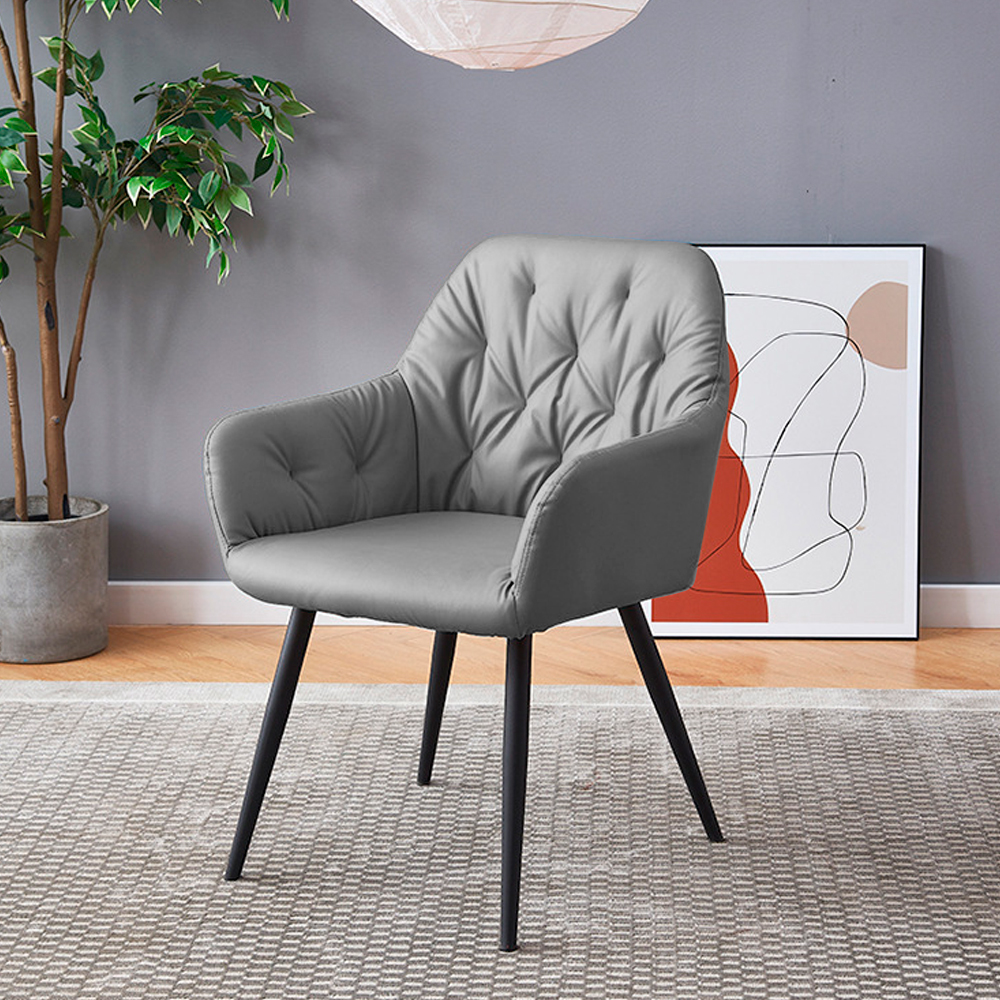 2 Sillas de comedor Valencia Gris