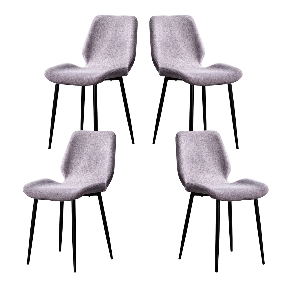 4 Sillas de comedor berlin Gris