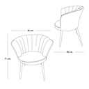 Silla de comedor  Verona/gris