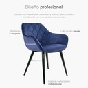 Silla de comedor Tokio/Azul