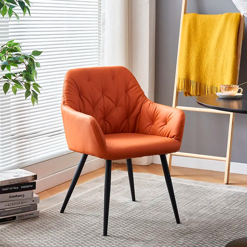 Silla de comedor Valencia/Naranja