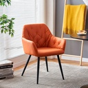 Silla de comedor Valencia/Naranja