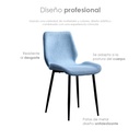 Silla de comedor berlin/Azul