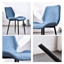 Silla de comedor berlin/Azul