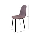 Silla de comedor oslo Café