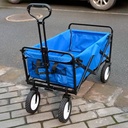 Carrito multifuncional plegable Azul