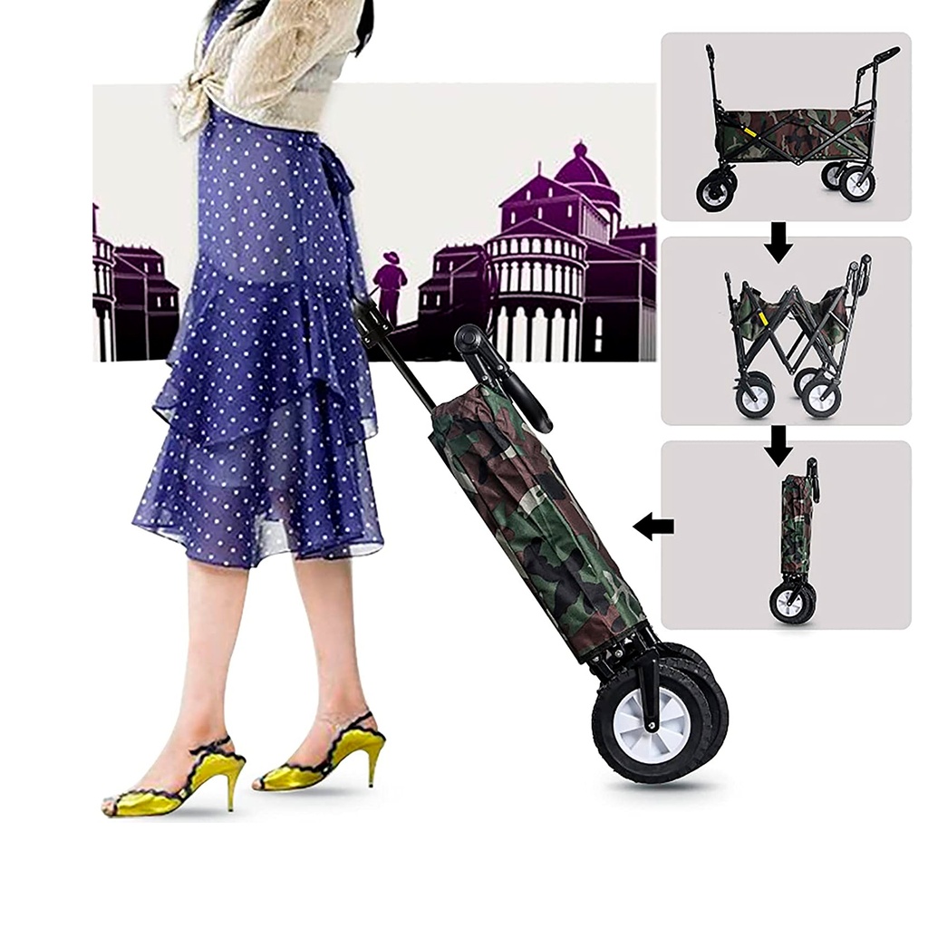 Carrito multifuncional plegable Militar