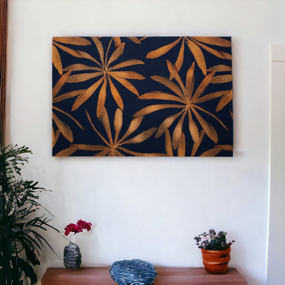 Cuadro decorativo 80x120 CDT-Hojas1