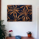 Cuadro decorativo 80x120 CDT-Hojas1
