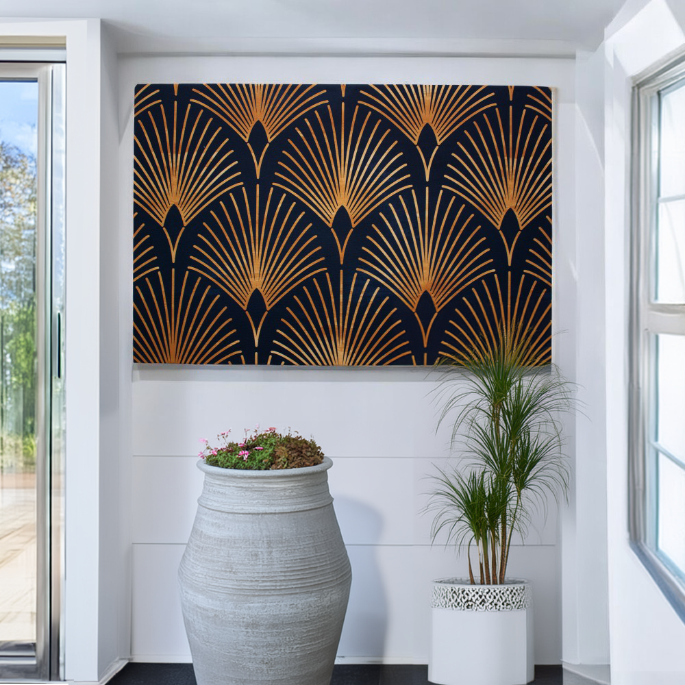 Cuadro decorativo 80x120 CDT-Hojas3