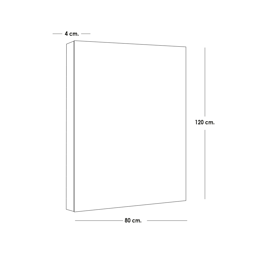 Cuadro decorativo 80x120 CDT-buda