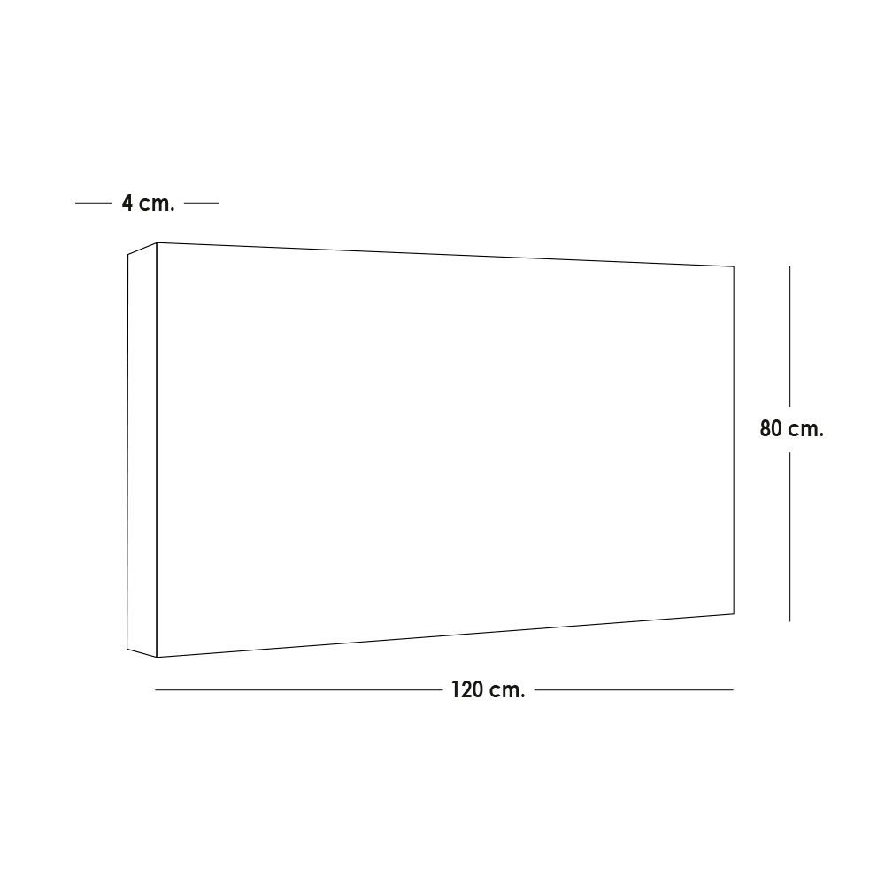 Cuadro decorativo 80x120 CDT-jaguar