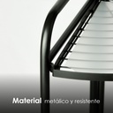 Estante esquinero plegable 3 niveles