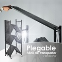 Estante rack plegable con 4 niveles