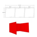 Paredes 3x3  Rojo