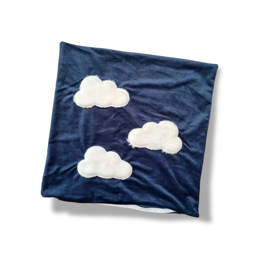 Funda para cojín 45cm Nube azul