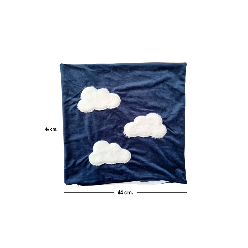 Funda para cojín 45cm Nube azul