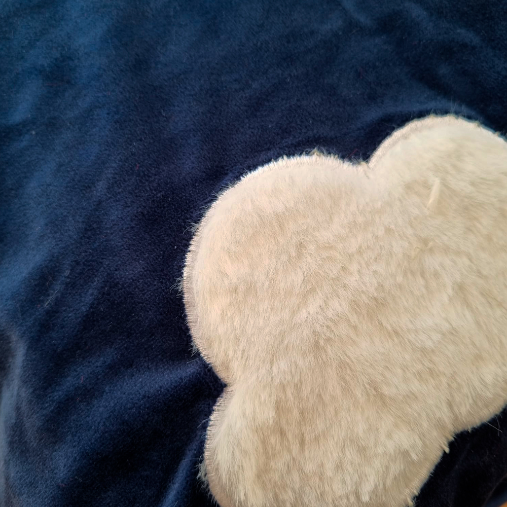 Funda para cojín 45cm Nube azul