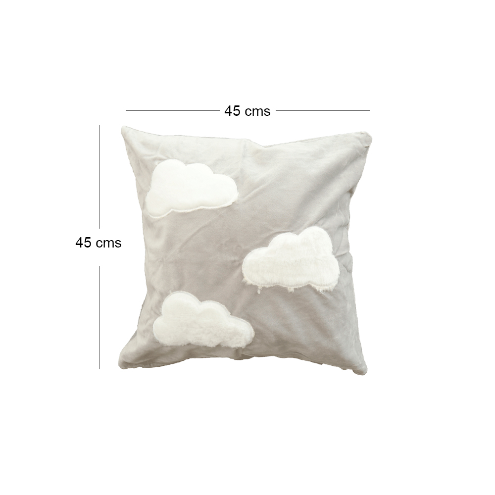 Funda para cojín 45cm Nube gris