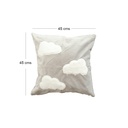 Funda para cojín 45cm Nube gris