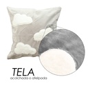 Funda para cojín 45cm Nube gris