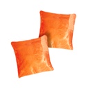 Paquete de 2 Fundas para cojín 45cm Coral
