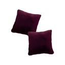 Paquete de 2 Fundas para cojín 45cm Vino