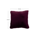Paquete de 2 Fundas para cojín 45cm Vino