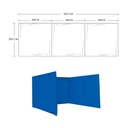 Paredes 3x3  Azul