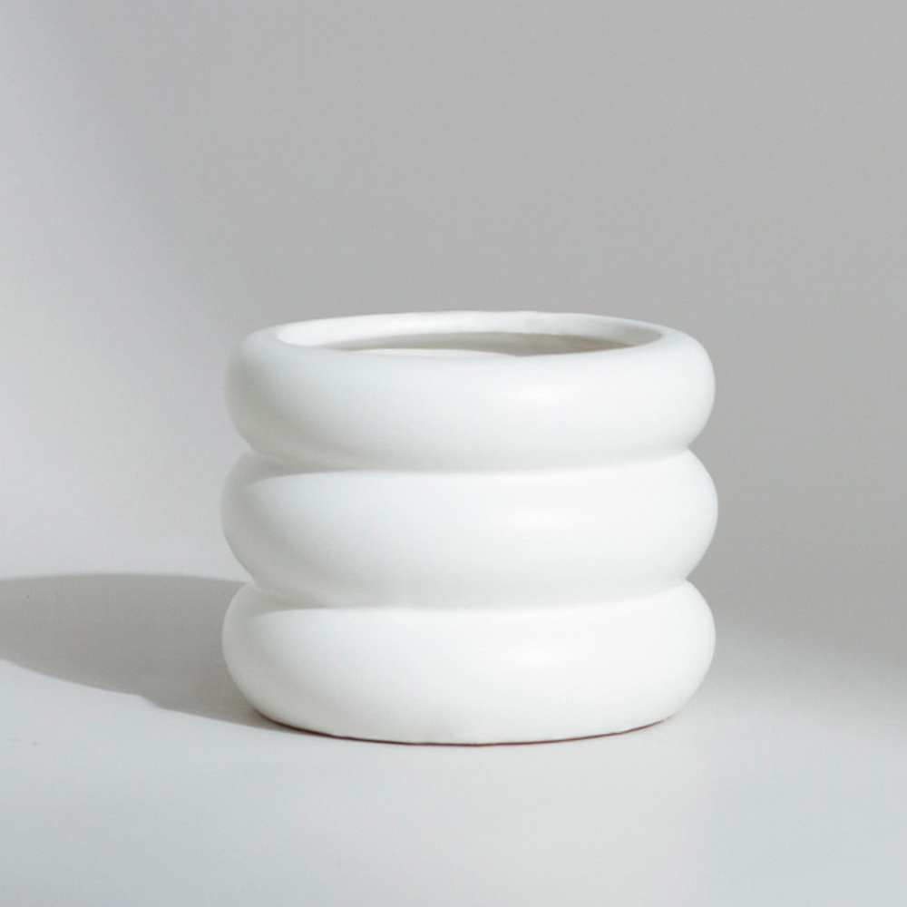 Maceta Circular T11-Bla Color Blanco