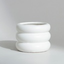 Maceta Circular T11-Bla Color Blanco