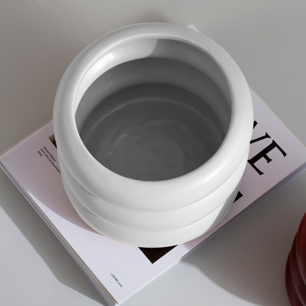 Maceta Circular T11-Bla Color Blanco