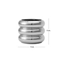 Maceta Circular T11-Pla Color Plata