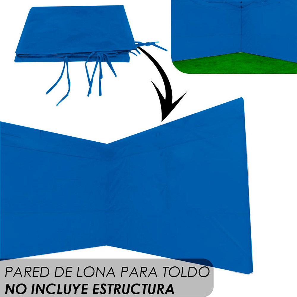 Paredes 3x3  Azul