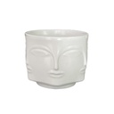 Maceta de rostro DH003  Blanco