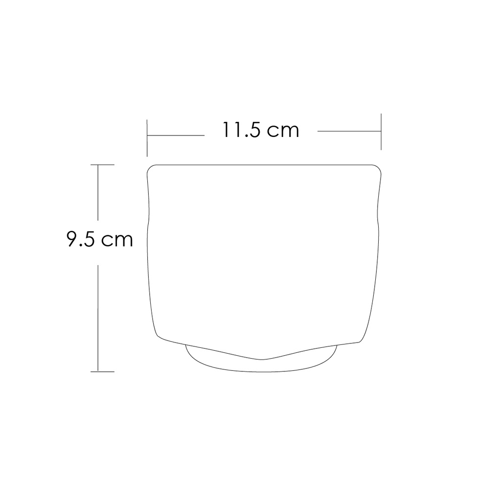 Maceta de rostro DH003  Blanco
