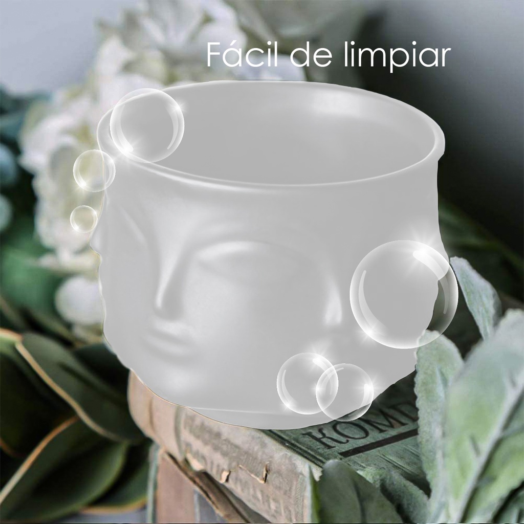 Maceta de rostro DH003  Blanco