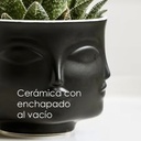 Maceta de rostro DH003  Negro