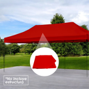 Lona 3x6 600D  Rojo