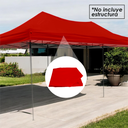 Lona 3x6 600D  Rojo