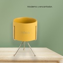 Macetero con soporte JY1105 grande  Amarillo