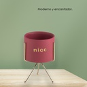 Macetero con soporte JY1105 grande  Rojo