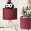 Macetero con soporte JY1105 grande  Rojo