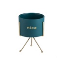 Macetero con soporte JY1105 grande  Verde