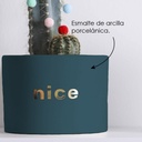 Macetero con soporte JY1105 grande  Verde