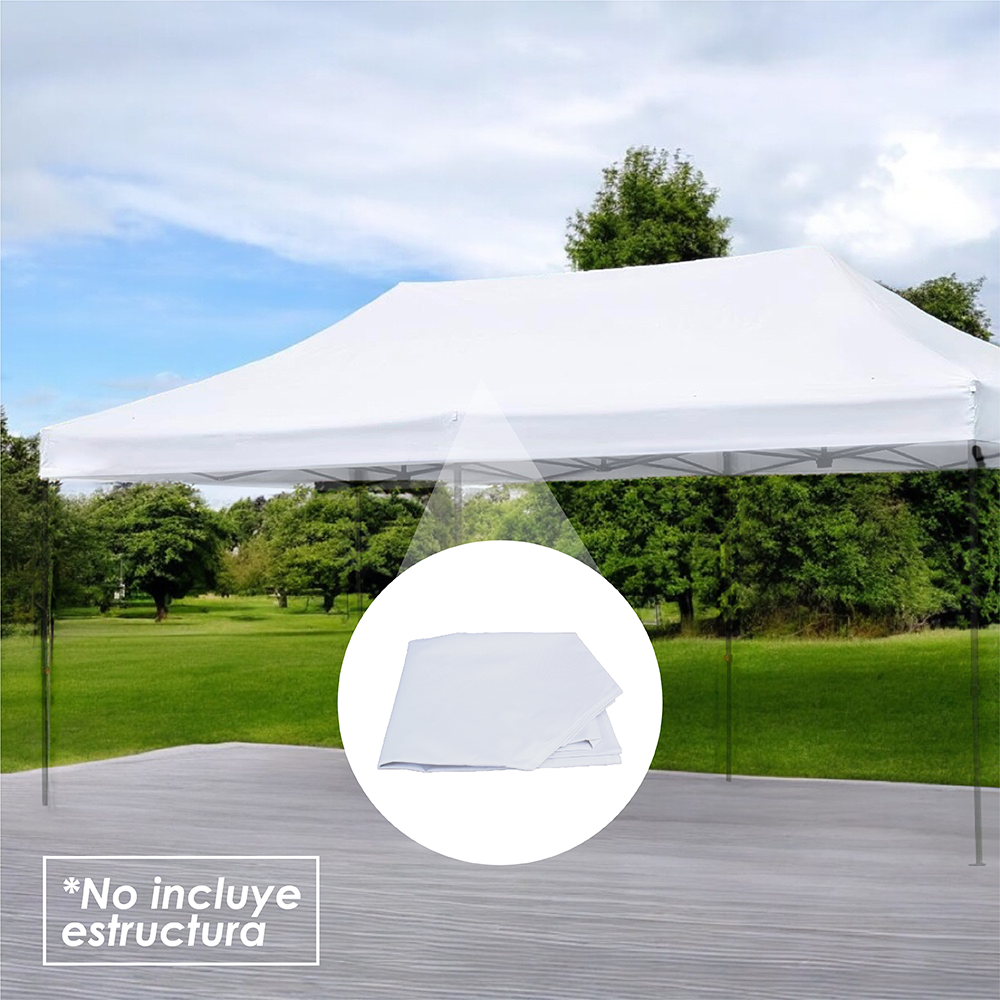 Lona 3x6 600D  Blanco