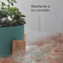 Macetero soporte de madera XM15G grande  Verde