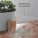 Macetero soporte de madera XM15G grande Gris