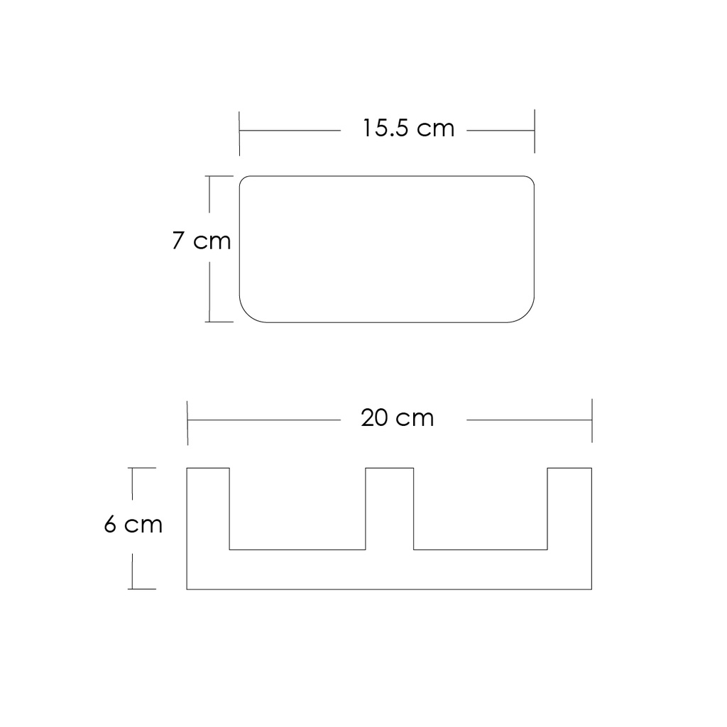 Macetero soporte de madera XM15G mediano  Rosa